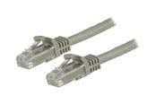 Nätverkskabel - StarTech.com 7.5 m CAT6 Cable - Grey Patch Cord - Snagless - ETL Verified - patch cable - 7.5 m - grey - Grå - 7.5m - N6PATC750CMGR