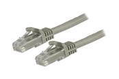 Nätverkskabel - StarTech.com 7.5 m CAT6 Cable - Grey Patch Cord - Snagless - ETL Verified - patch cable - 7.5 m - grey - Grå - 7.5m - N6PATC750CMGR