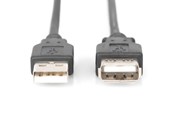 USB-kabel - DIGITUS USB 2.0 Extension Cable - 3m - AK-300202-030-S