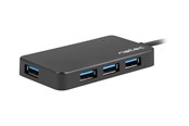 USB Hub - Natec MOTH - hub - 4 ports USB Hub - USB 3.2 - 4 porte - Svart - NHU-1342
