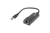 Nätverkskort (adaptrar osv.) - Lanberg NC-1000-01 USB 3.0 RJ45 1G Ethernet Adapter - NC-1000-01