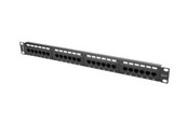 Nätverks tillbehör - Lanberg PPU6-1024-B - patch panel - 1U - 19" - PPU6-1024-B