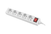 Strömkabel (extern) - Lanberg - power strip - PS1-05E-0150-W