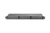 Nätverks tillbehör - Lanberg PPS6-1024-B - patch panel - 1U - 19" - PPS6-1024-B