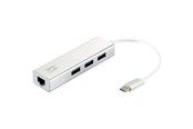 USB Hub - LevelOne USB-0504 - hub - 3 ports USB Hub - 3 porte - Vit - USB-0504