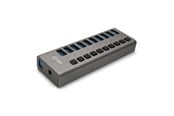 USB Hub - I-Tec USB-A Charging HUB 10 port + Power Adapter 48 W USB Hub - 10 porte - Grey - U3CHARGEHUB10