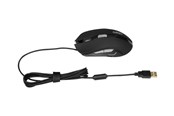Mus - iBOX Aurora A-1 Optical Wired USB Mouse Gaming - Mouse - Optic - 6 knappar - Svart - IMOGS9031