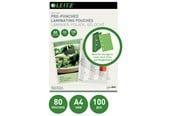 Laminering - Leitz Laminat hålade A4 80 micron, 100 laminat - 16918