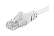 Nätverkskabel - Pro goobay CAT 6 patch kabel, U/UTP - Vit - 1m - 4040849955983