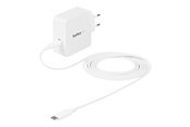 Mobile - Adapters & Chargers - StarTech.com USB C Wall Charger - 60W PD 1m cable - Portable Travel USB Type C Fast Charge Universal Laptop Adapter - USB IF/CE Certified (WCH1CEU) power adapter - WCH1CEU