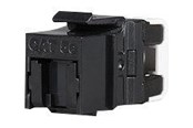 Nätverks tillbehör - Solarix modular insert - SXKJ-5E-UTP-BK-NA