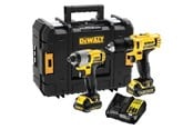Verktyg - Dewalt 18V XR Brushless Twin Kit - 2 x 2Ah - DCK2062D2T-QW