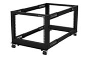 Rack chassis - StarTech.com 8U Open Frame Rack - 4 Post - 22-40 in. Adjustable Depth rack - 8U - 4POSTRACK8U