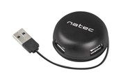 USB Hub - Natec Bumblebee - hub - 4 ports USB Hub - 4 porte - Svart - NHU-1330