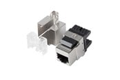 Nätverks tillbehör - Lanberg KSF6-1000 Keystone Module RJ45 - LSA CAT.6 FTP 180° - KSF6-1000
