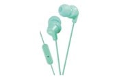 Hörlurar / Headset - JVC in-ear hörlurar med fjärrkontroll och mikrofon - Mint - HA-FR15-Z-E