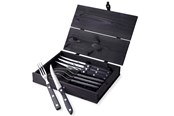 Bordsdukning - Gense Old Farmer Black steak/grill cutlery 8 pcs - 20150