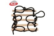 Utomhuslek - Nordic Play Repstege 5 steg m/ svart rep - 805-461