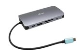 Dockning - I-Tec USB-C Metal Nano Dock HDMI/VGA with LAN + Power Delivery 100 W - C31NANODOCKVGAPD