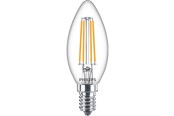 Glödlampor - Philips LED-glödlampa Classic Candle 6.5W/827 (60W) Clear E14 - 929002028055