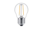 Glödlampor - Philips LED-glödlampa Classic Mini-ball 2W/827 (25W) Clear E27 - 929001238755