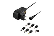 Laddare - Deltaco strømadapter 230V til 3-12V DC 600mAh uds - PSR-06A