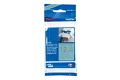 Papper, Fotopapper & Etiketter - Brother TZe RL34 12mm light blue/gold ribbon tape (4m) - TZERL34