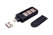Systemtillbehör - Roline USB Port Blocker Set. (Key + 4 Locks) - 11.02.8330