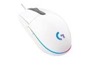 Mus - Logitech G102 LIGHTSYNC - White - Mouse - Optic - 6 knappar - Vit - 910-005824