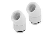 DIY vattenkylning - Corsair Hydro X Series 45° Rotary Adapter White - CX-9055007-WW