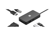 Dockning - Microsoft USB-C Travel Hub - docking station - VGA HDMI - 1E4-00002