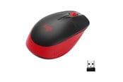Mus - Logitech M190 Full-size Wireless Optical PC Mouse - Red - Mouse - Optic - 3 knappar - Röd - 910-005908