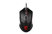 Mus - MSI Maus Clutch GM08 Gaming Maus Black USB - Mouse - Optic - 6 knappar - Svart - S12-0401800-CLA
