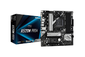 Moderkort - ASRock A520M Pro4 Moderkort - AMD A520 - AMD AM4 socket - DDR4 RAM - Micro-ATX - 90-MXBDU0-A0UAYZ