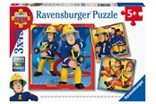 Pusselspel - Ravensburger Fireman Sam To The Rescue! 3x49p - 50772