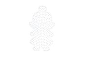 Kreativa spel - Hama Ironing bead plate - Pop - 330
