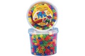 Kreativa spel - Hama Ironing beads Maxi in Tub-Neonmix 600 pcs - 8572
