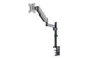 Monitorfäste - IC INTRACOM Manhattan Monitor Desk Mount (clamp & grommet) 1 screen 3 pivots (full motion) 10-32" Vesa 75x75 to 100x100mm Gas Spring Max 8kg Black - 461580