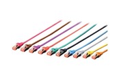 Nätverkskabel - DIGITUS patch cable - 10 m - grey - Grå - 10m - DK-1644-100