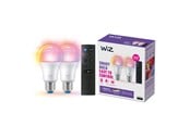 Smarta Hem - WiZ Color A60 E27 Smart Lampa 2-pack med Remote - RGB/16 miljoner färger + Dimbar Vit LED - 929003649601