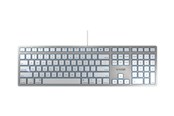 Tangentbord - Cherry KC 6000 SLIM FOR MAC - Tangentbord - Nordisk - Silver - JK-1610PN-1