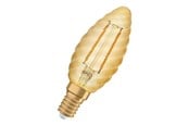 Glödlampor - Osram LED-glödlampa Vintage 1906 Classic Candle 2.5W/824 (22W) Gold E14 - 4058075293274