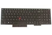 Tangentbord - Lenovo Lite-On - Laptop tagentbord - till ersättning - Nordisk - Svart - 01YP679