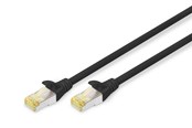 Nätverkskabel - DIGITUS CAT 6A S-FTP patch cord - 10m - Svart - 10m - DK-1644-A-100/BL
