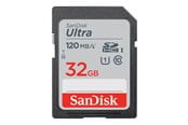 Flashram & USB Flash Drives - SANDISK Ultra SD - 120MB/s - 32GB - SDSDUN4-032G-GN6IN