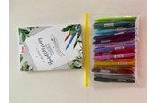 Skriv- och ritverktyg - Pentel SES15-24 Brush Sign Pen Plastic cover - SES15-24