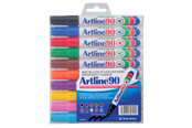 Skriv- och ritverktyg - Artline EK90/10W Permanent ass farver - 10 pcs - EK90/10W