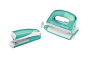 Hålslag- & Häftmaskiner - Leitz Häftapparat & Hålslag Set Mini  WOW (EU) Isblå - 55612051