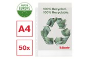 Fickor, Omslag & Register - Esselte Recycle Plastficka A4 Premium - 627501