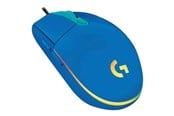 Mus - Logitech G102 LIGHTSYNC - Blue - Gamingmus - Optic - 6 knappar - Svart med RGB ljus - 910-005801